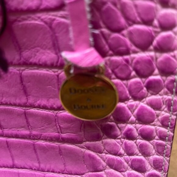 Dooney and bourke crocodile bag hot pink - Picture 7 of 10
